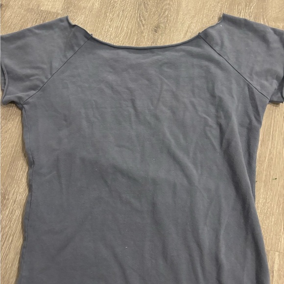 John Galt Blue Bonnie Newport Off-The-Shoulder Top- One Size - Picture 6 of 6